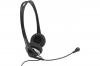 DACOMEX Casque-Micro St�r�o Ajustable Jack 3.5 mm noir/gris