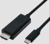 CABLE ADAPTATEUR USB TYPEC -HDMI, 4K, M/M LONGUEUR 1M