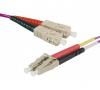 Jarreti�re duplex OM4 SC-UPC/LC-UPC erika - 1 m