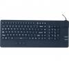 Clavier avec trackpad en silicone rigide �tanche USB noir