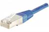 Cordon RJ45 CAT 6 F/UTP bleu - 0,5 m