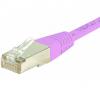 Cordon RJ45 CAT 6 S/FTP rose - 0,5 m