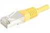 Cordon RJ45 CAT 6 S/FTP jaune - 15 m
