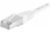 DEXLAN Cordon RJ45 CAT 6A F/UTP blanc - 0,3 m