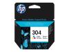 CARTOUCHE JET D'ENCRE 3 COULEUR 304 HP AMP 130/DESKJET 2600.3700/ENVY 5000 ORIGINE