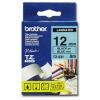 Ruban BROTHER TZ-531 pour �tiqueteuses (noir/bleu) 12 mm lamin� et perfor�