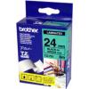Ruban BROTHER TZ-751 pour �tiqueteuses ( noir/vert) 24 mm 